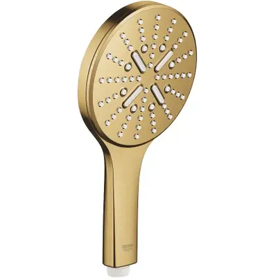 Grohe Rainshower SmartActive 130 rond handdouche mat goud