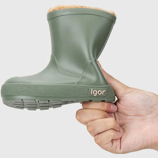 Igor Yogi Borreguito regenlaarzen met profielzool - lichtgroen, foto 4
