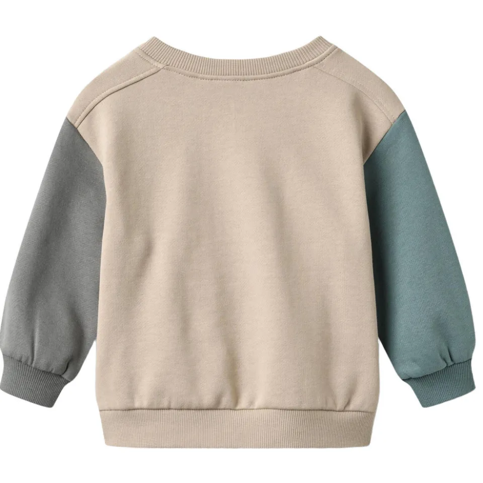 Wheat sweater met print - greige/blauw, foto 2