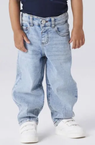 NAME IT MINI baggy jeans medium blue denim, foto 2