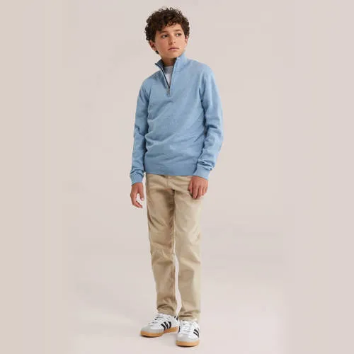 WE Fashion katoenen pullover - blauw, foto 3