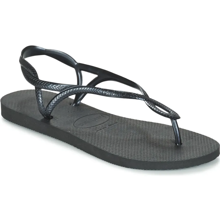 Havaianas Luna sandalen grijs Zwart