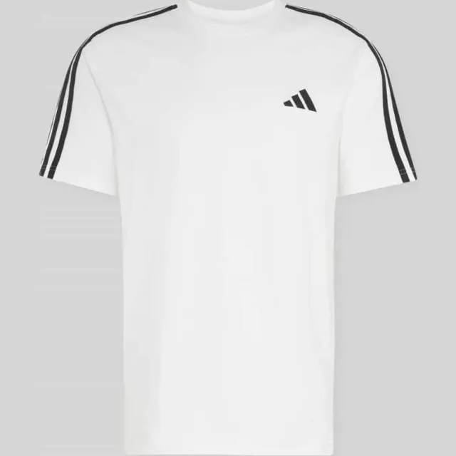 Adidas Regular fit t-shirt van puur katoen model 'M 3S SJ LC T' wit, foto 2