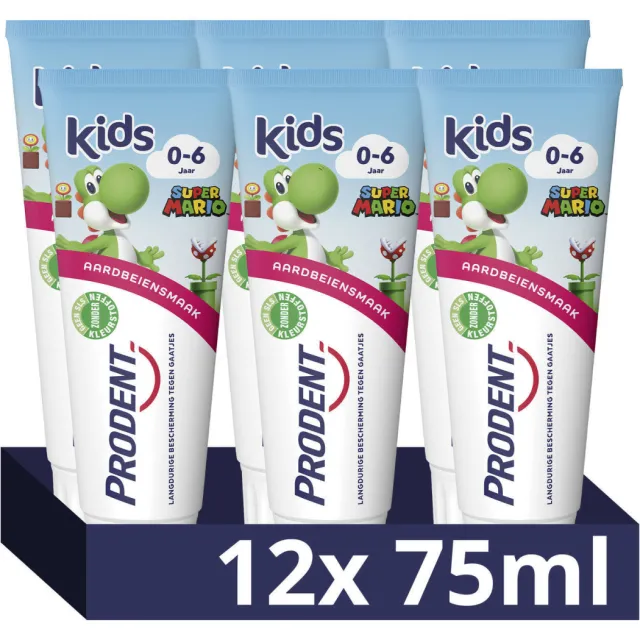 Prodent Kids 0-6 jaar Super Mario tandpasta, foto 2