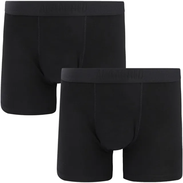 Alan Red Boxers Alan Red Boxer Zwart 2-Pack