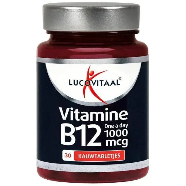 Lucovitaal vitamine B12 One a Day 1000 mcg kauwtabletten