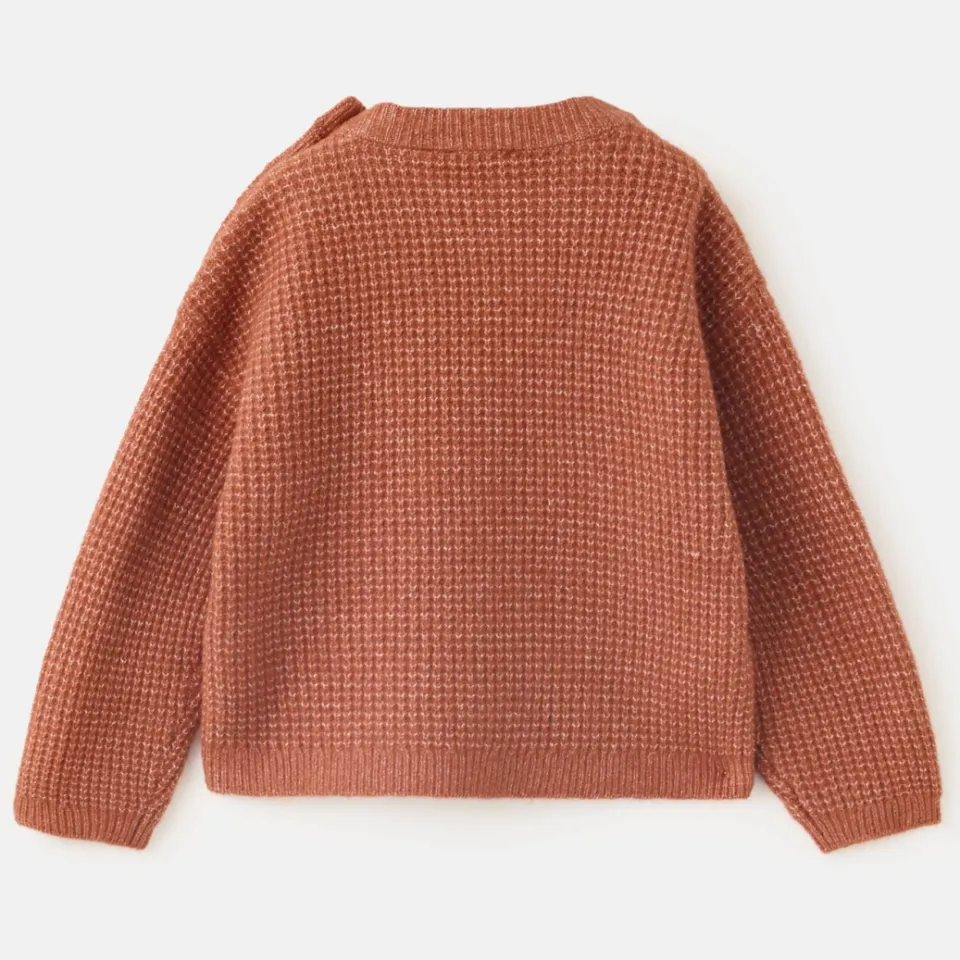 Mango Kids gebreide trui - middenoranje, foto 2