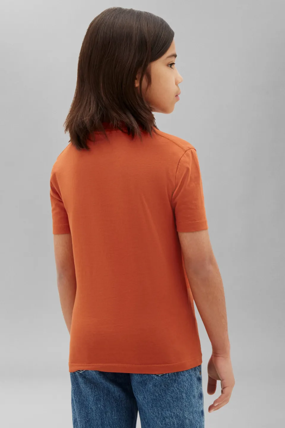 Calvin Klein logo T-shirt oranje, foto 4