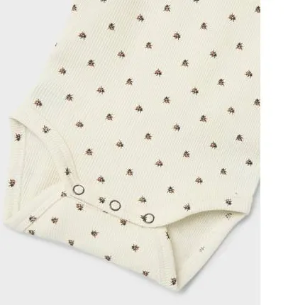 Lil' Atelier BABY romper NBNLAGO offwhite/rood, foto 5