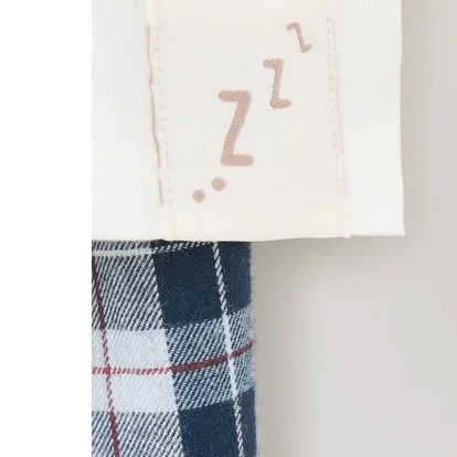 Mango Kids geruite pyjama donkerblauw, foto 5