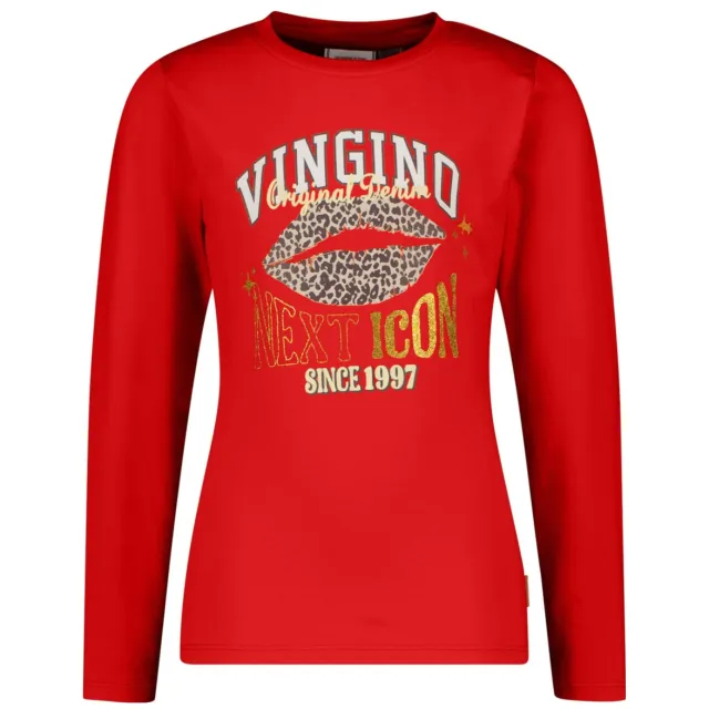 Vingino longsleeve rood met print