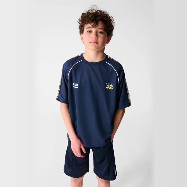 Shoeby T-shirt met backprint donkerblauw