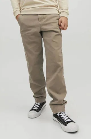 Jack & Jones regular fit gebreide chino beige, foto 6