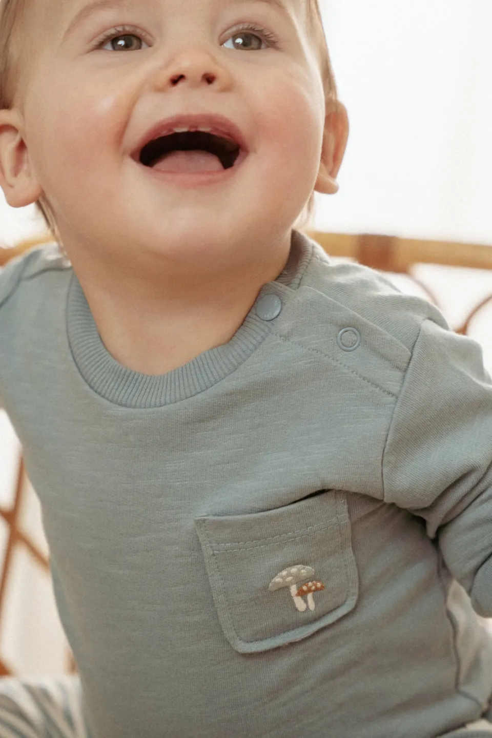 Little Dutch longsleeve blauw effen, foto 6