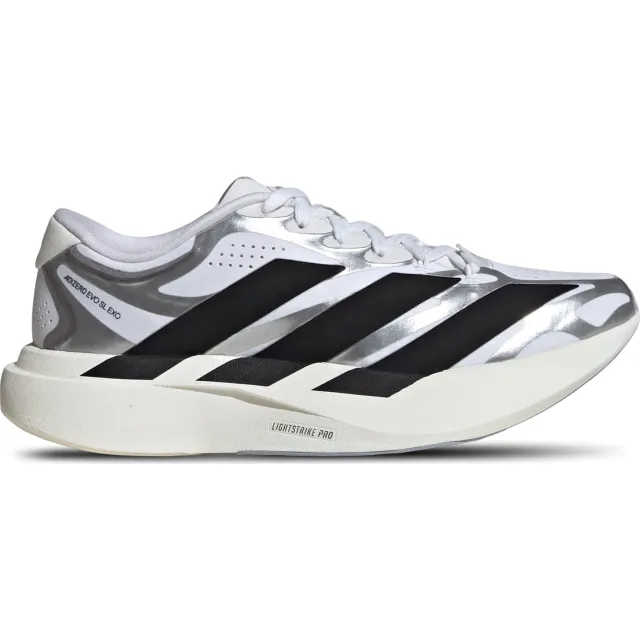 Adidas Adizero EVO SL Sneakers Dames - Wit - Maat 42 2/3 - Mesh/Synthetisch White