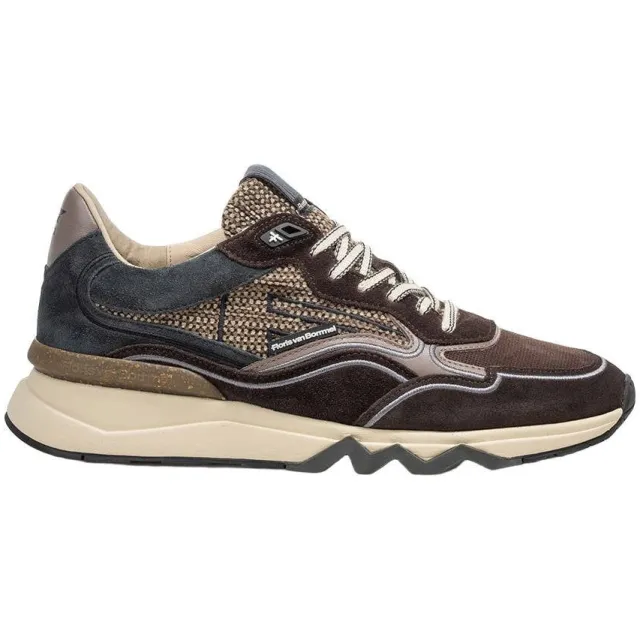 Floris Van Bommel De Zager 03.14 lage sneaker bruin