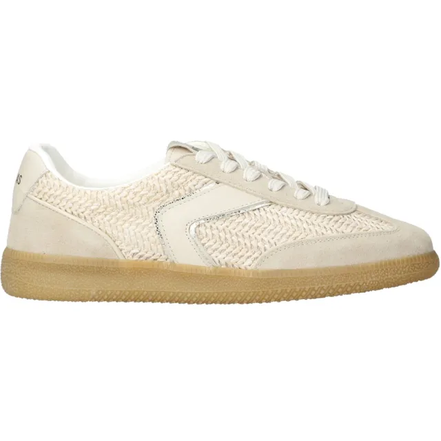 Verbenas leren sneakers beige