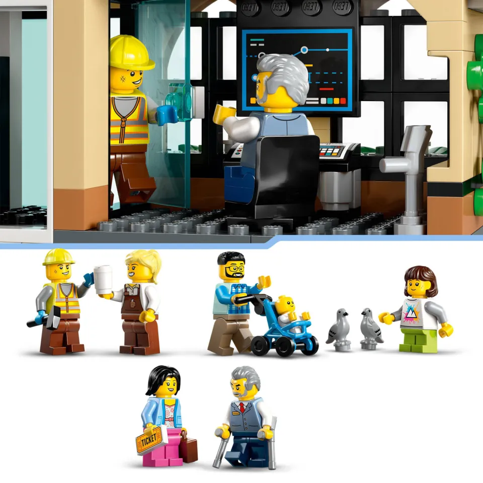 Lego City Centraal Station, Bouwspeelgoedset 60469, foto 6