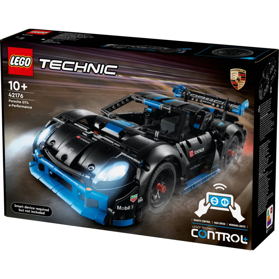 Lego Technic Porsche GT4 e-Performance racewagen, Op Afstand Bestuurbaar Auto Speelgoed 42176, foto 6