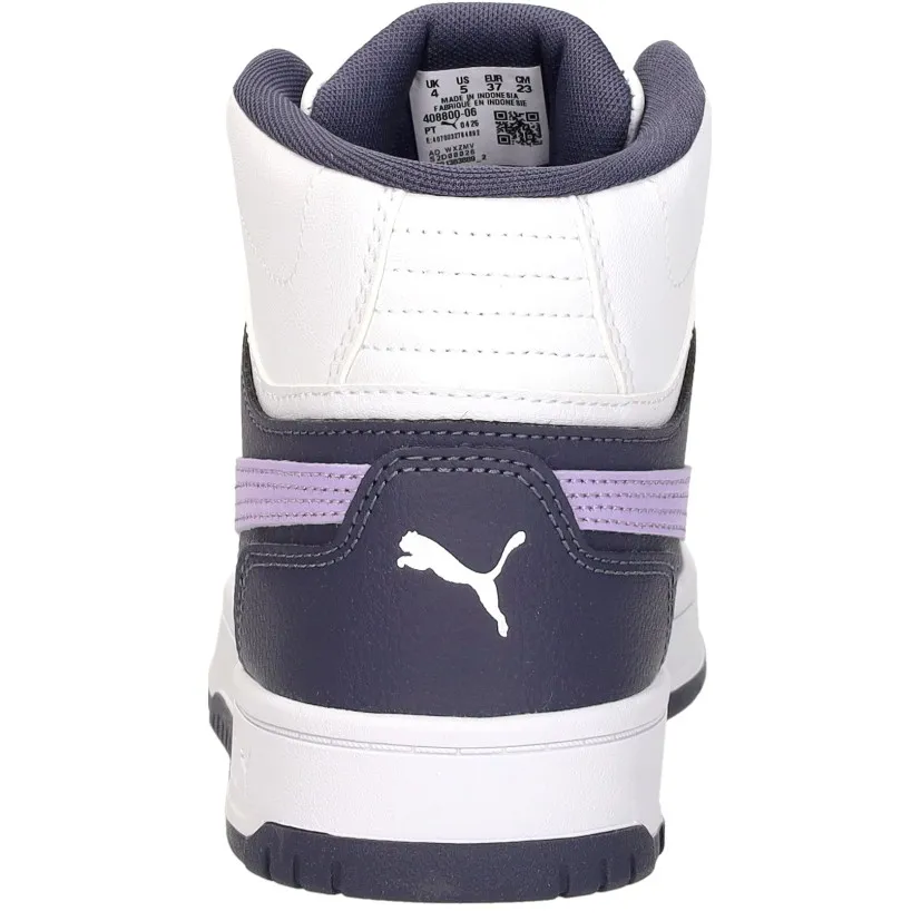 Puma Rebound Slam Mid Jr hoge sneaker wit paars, foto 6