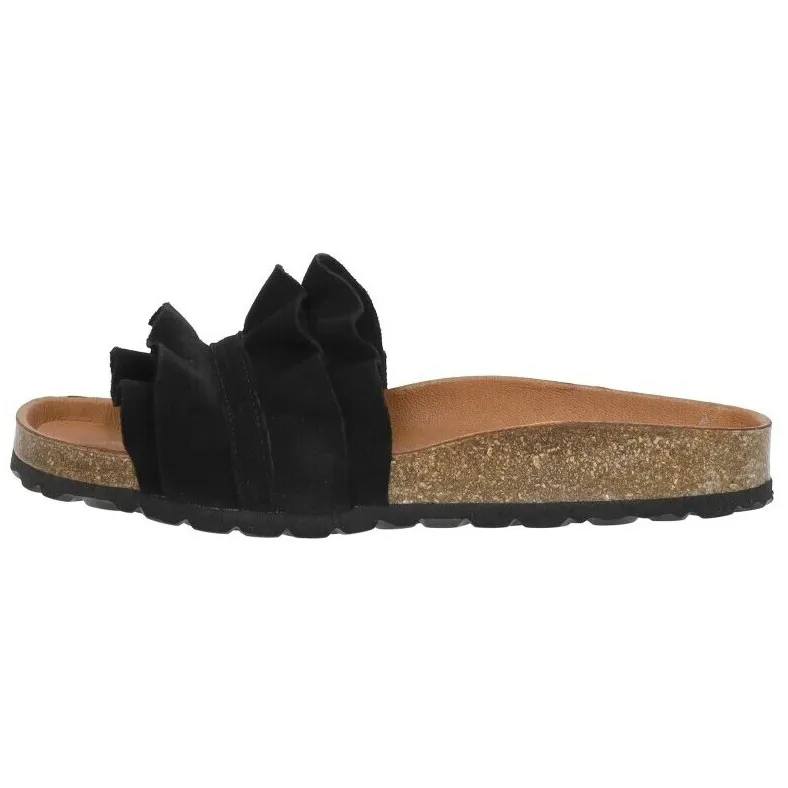 Verbenas Rocio slipper zwart, foto 3
