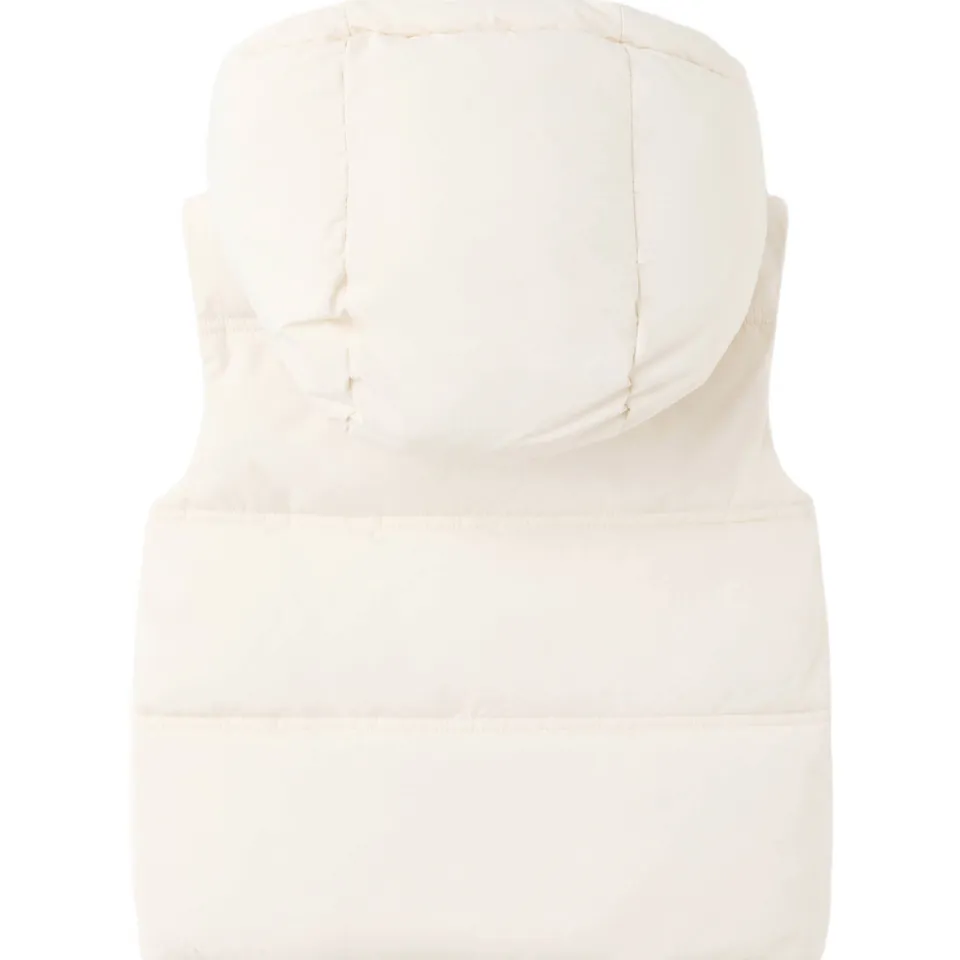 Mango bodywarmer gewatteerd naturel wit, foto 3