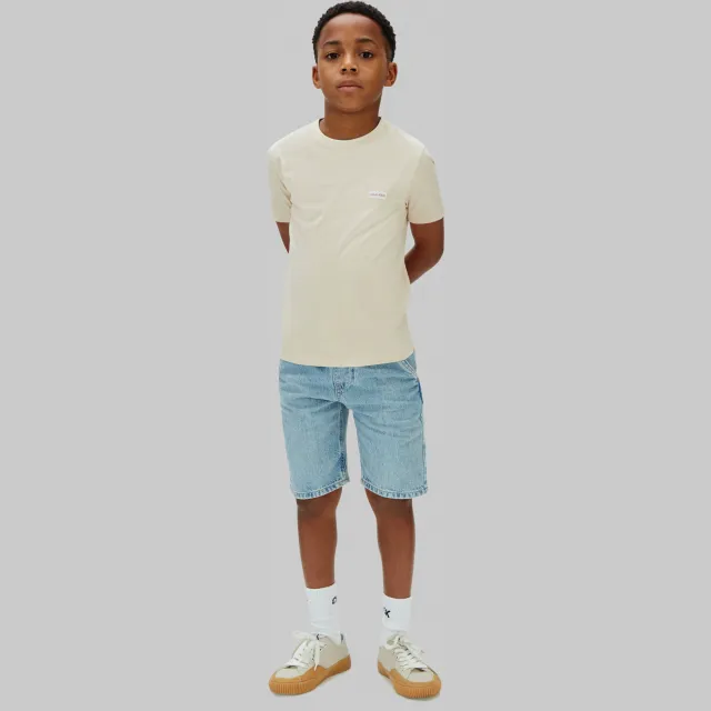 Calvin Klein barrel jeansshort blauw