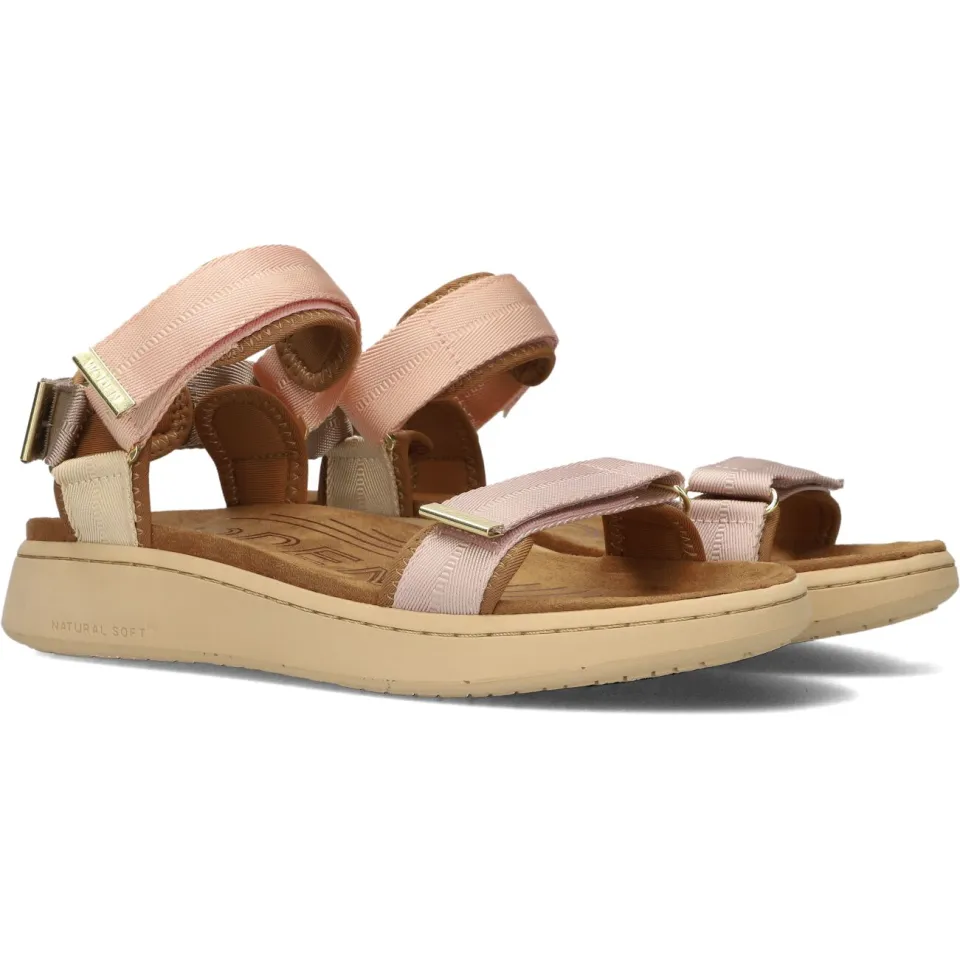 Woden Sandalen Line Roze, foto 3