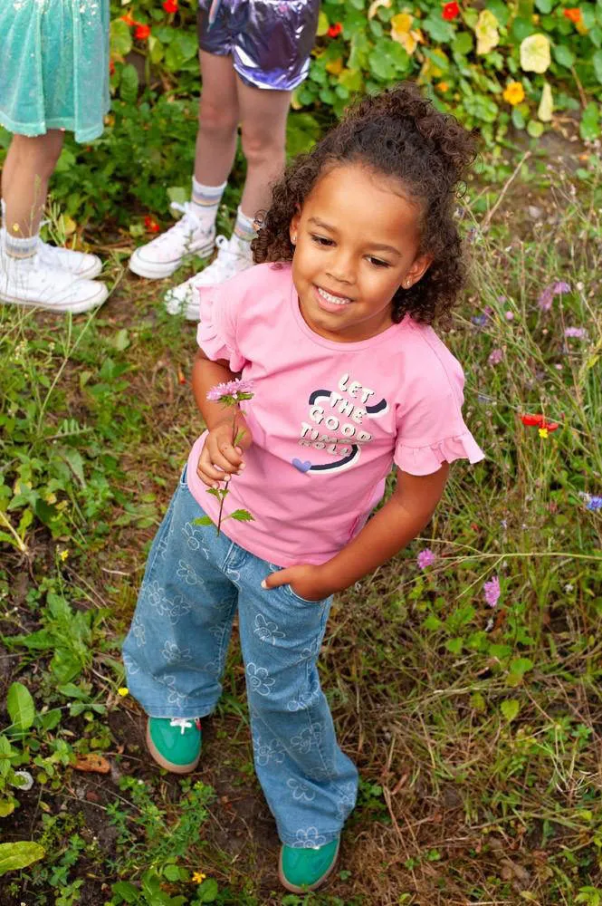 Jubel Rolling into Spring t-shirt roze, foto 7