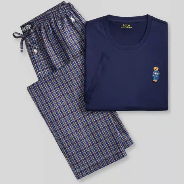 Polo Ralph Lauren S/S PJ pyjamaset marineblauw