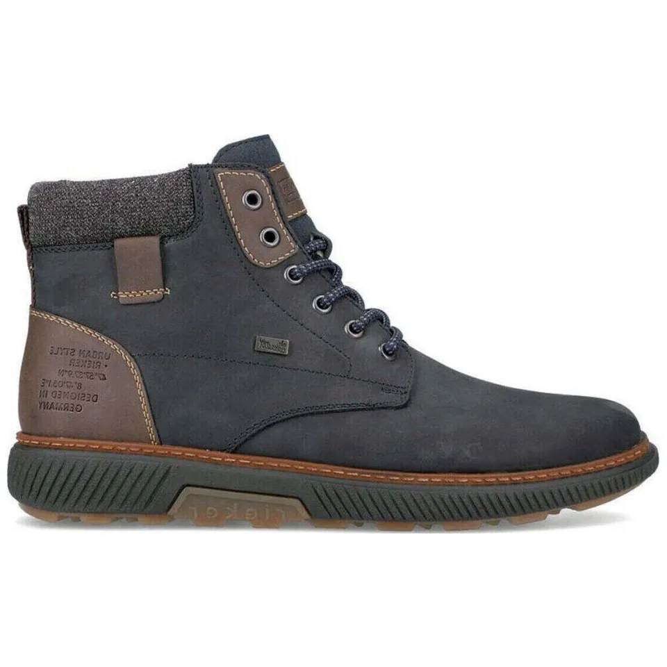Rieker veterboot blauw, foto 3
