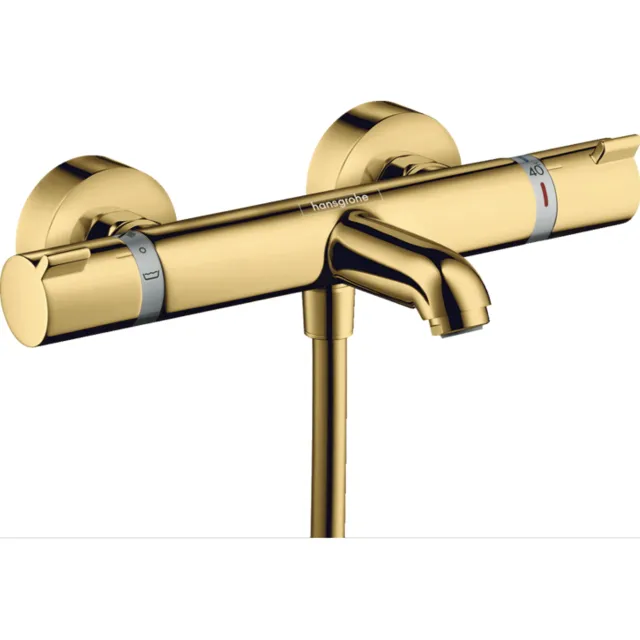 Hansgrohe Opbouw Badthermostaat Ecostat Comfort Hansgrohe Gepolijst Goud