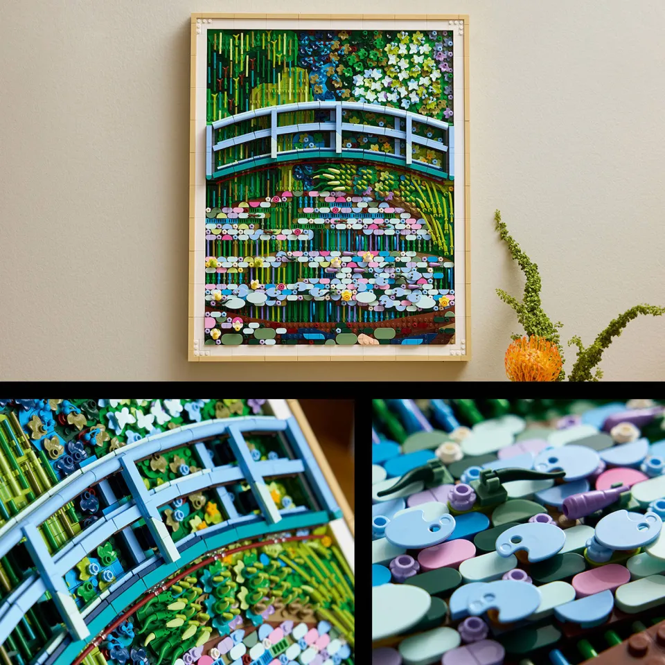 Lego Art Claude Monet – Brug over een Vijver met Waterlelies Set 31220, foto 3
