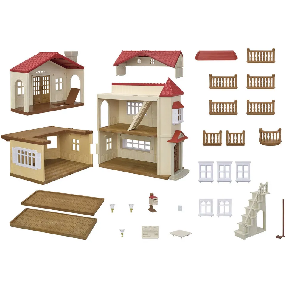 Sylvanian Families Groot poppenhuis met geheime speelkamer 5708