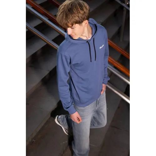 Rellix rechtvallende hoodie met backprint - blauw, foto 4