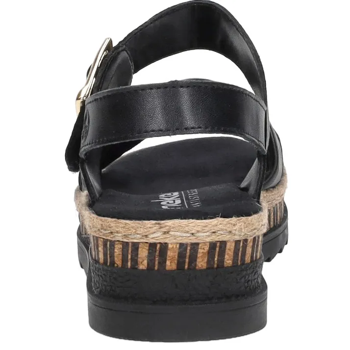 Rieker sandalen zwart, foto 5