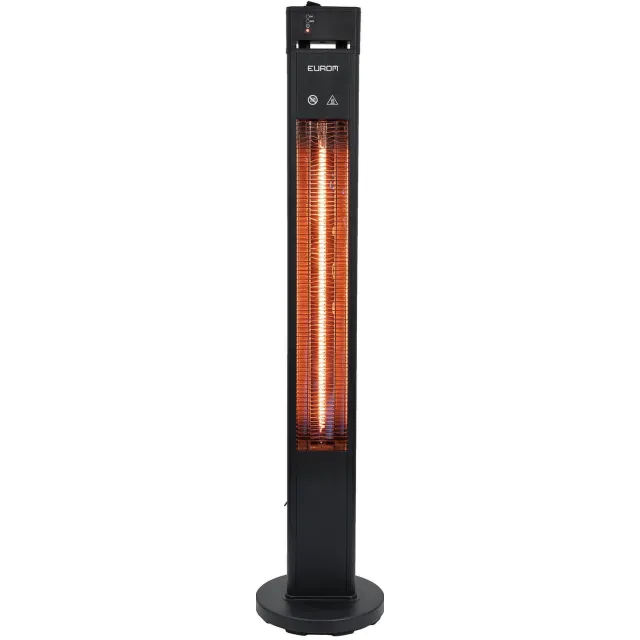 Eurom heater Q-Tower 2000 RCD Zwart