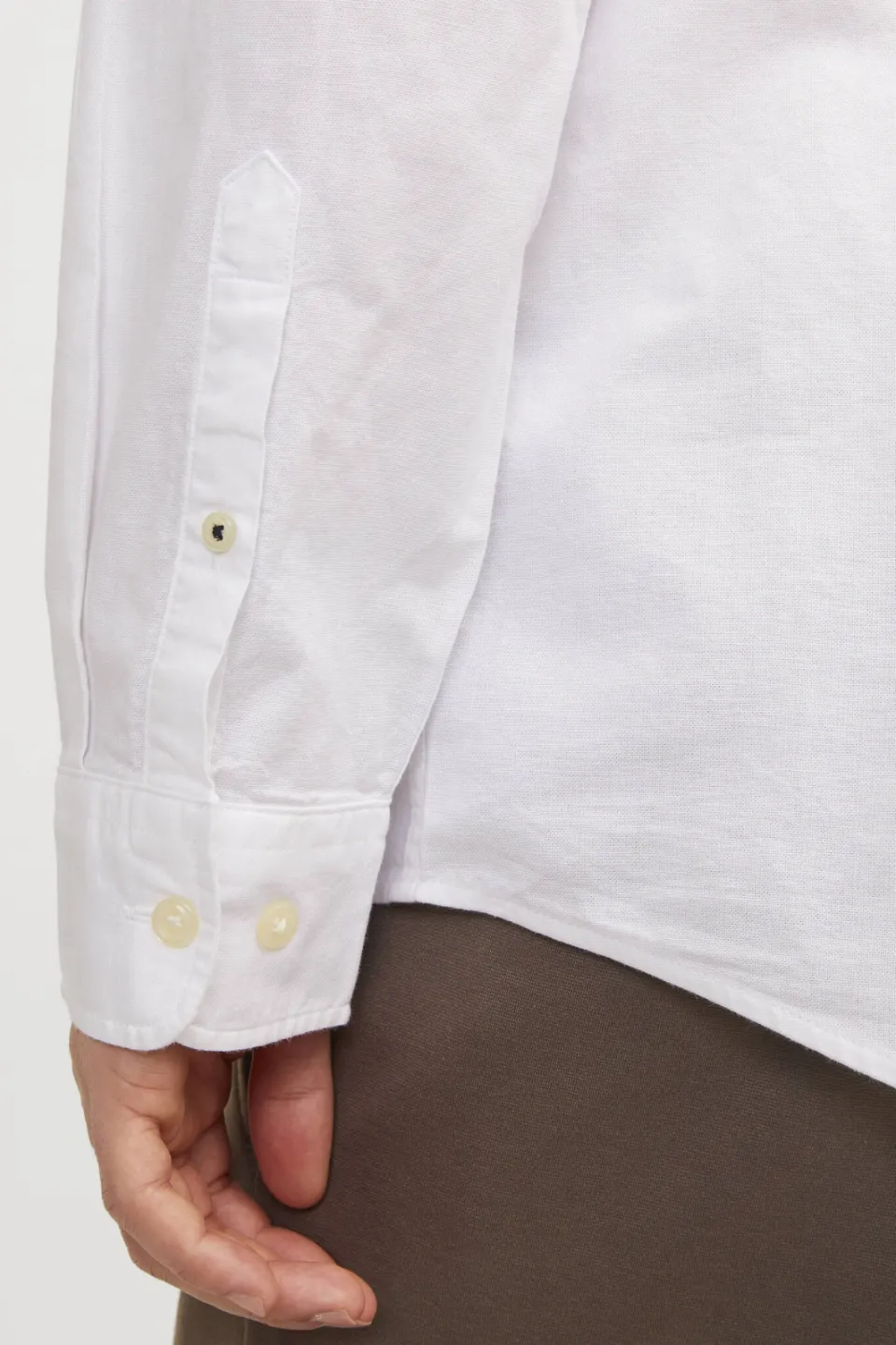 Jack & Jones ESSENTIALS casual overhemd wit, foto 7