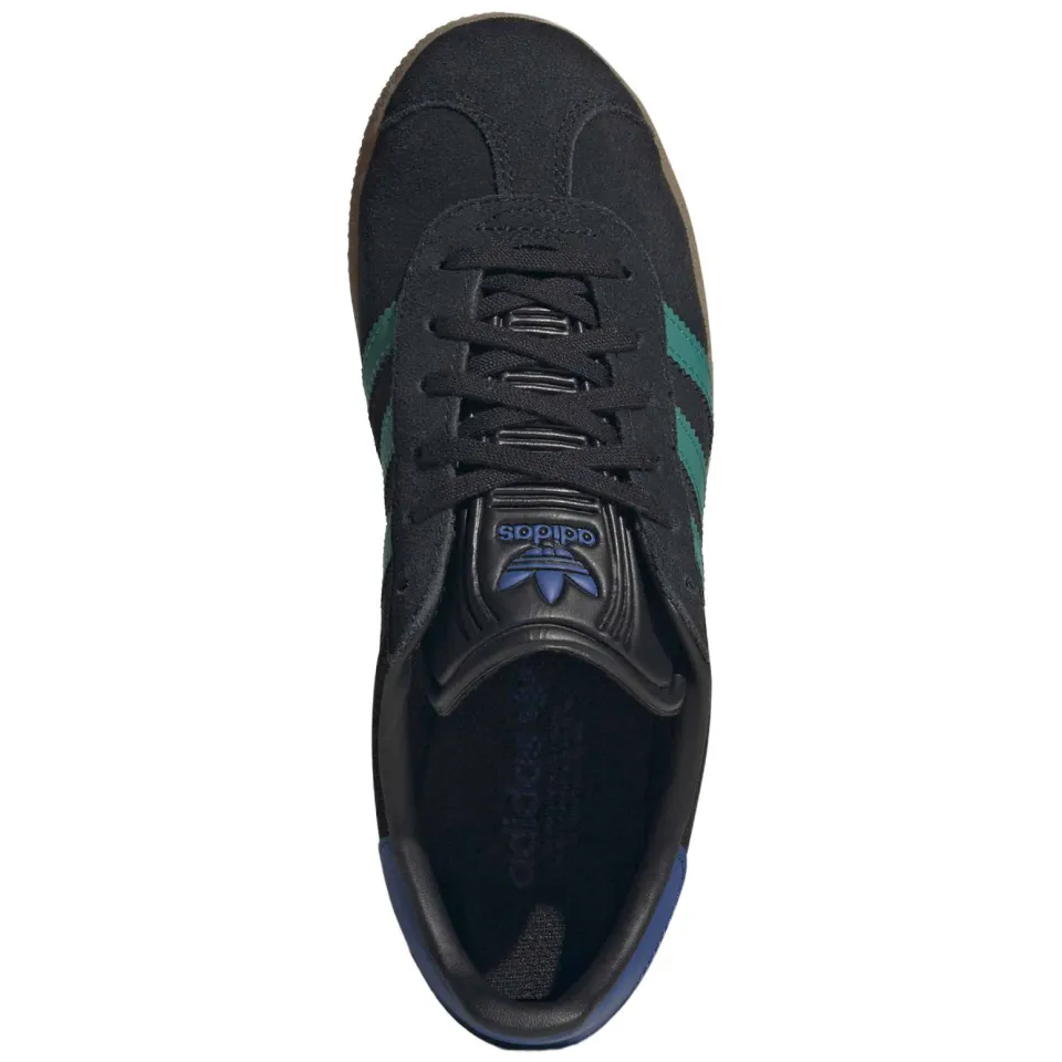 Adidas Originals Gazelle suède sneakers - zwart/groen, foto 2