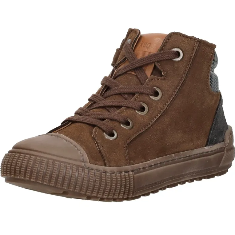 Keq hoge veterschoenen donkerbruin, foto 3
