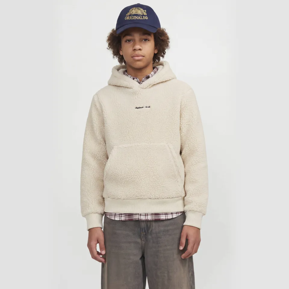Jack & Jones JUNIOR sweater met tekst - beige, foto 5