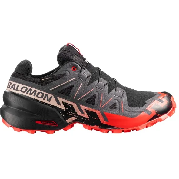 Salomon Speedcross 6 Gore-Tex trailrunningschoenen zwart Grijs