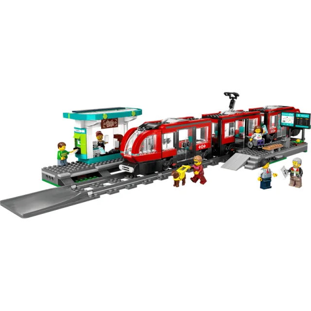 Lego City Stadstram en Station 60423