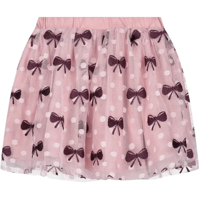 Stains&Stories korte rok met print roze