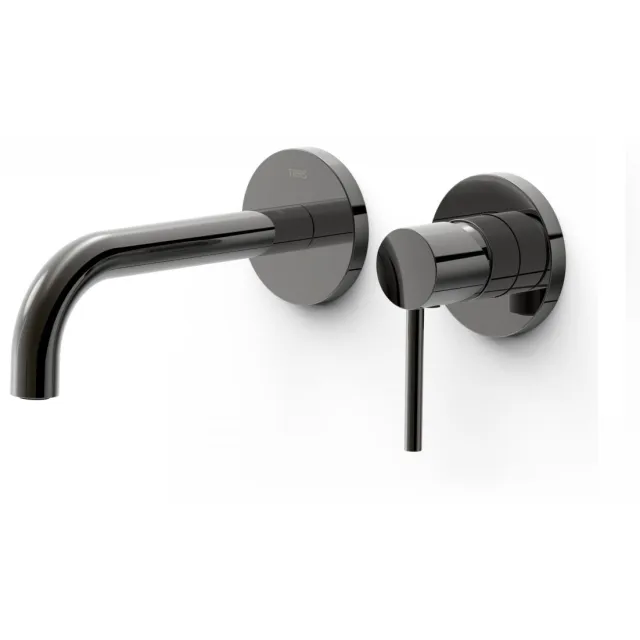 Tres Study Exclusive wastafelmengkraan inbouw metallic zwart