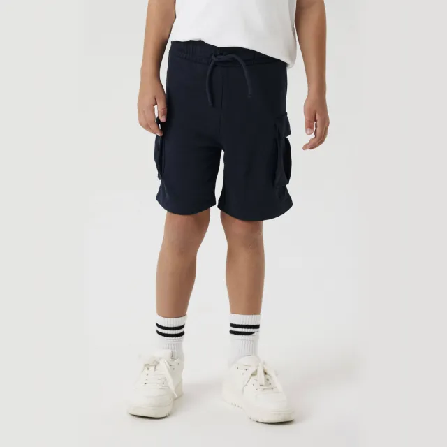 NAME IT NKMOLLIE cargo sweatshort donkerblauw dark sapphire, foto 4