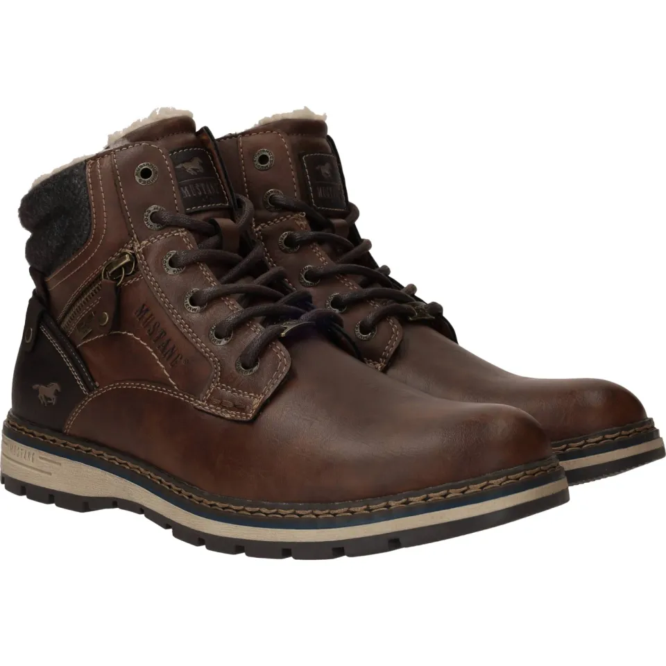 Mustang veterboots cognac, foto 4