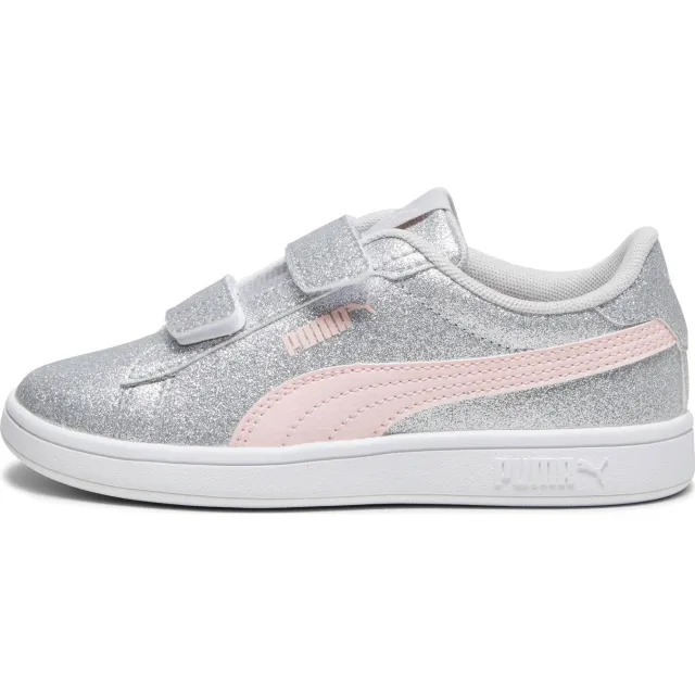 Puma Smash 3.0 Glitz Glam sneakers lichtgrijs/roze, foto 2