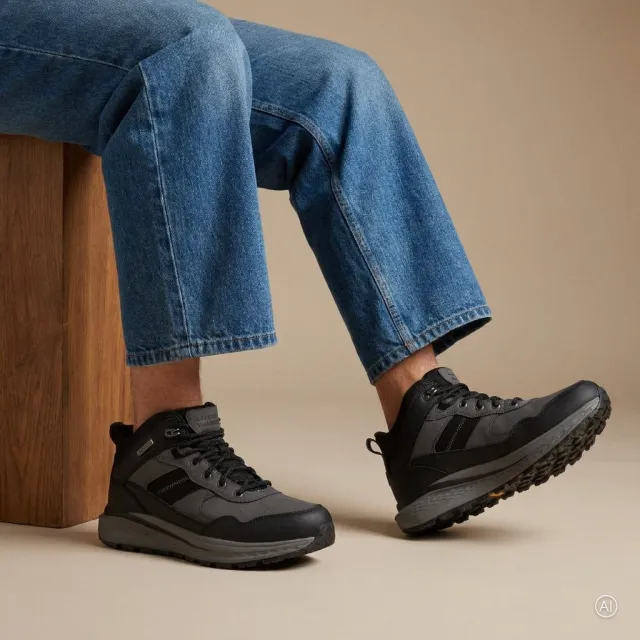 Skechers Skechers Slip-on waterproof veterboots grijs