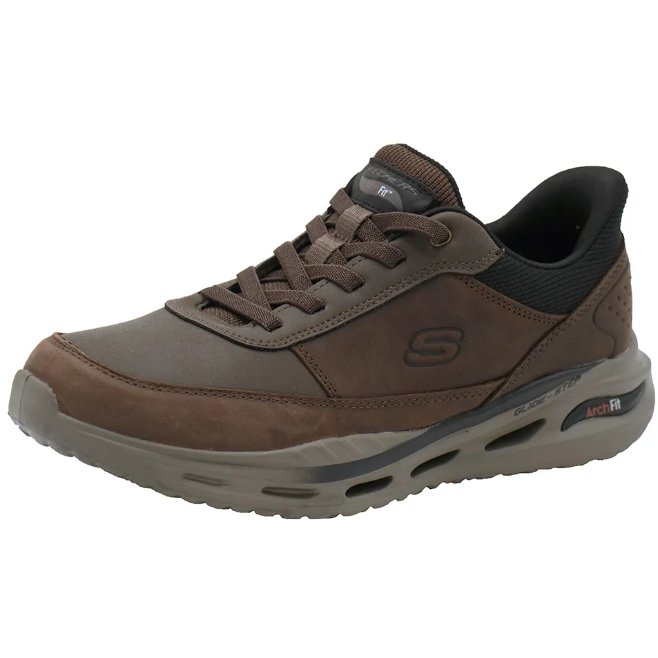 Skechers Slip-Ins Arch Fit Orvan Instappers Heren Bruin, foto 2